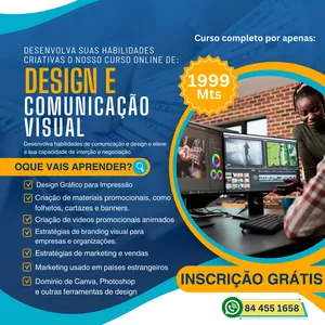 Imagem do curso Design e Comunicação  Visual