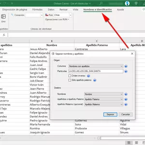 Imagen de portada para Curso online Complemento de Excel: separar nombres y apellidos - validar y formatear números de identidad - capturar datos de identificación