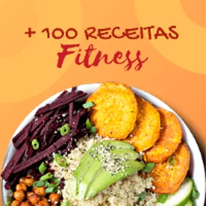 Imagem de capa para o Ebook "100 Receitas Fitness Que Derretem Gordura e Vendem Sozinhas"