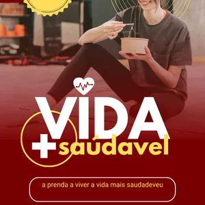 Imagem de capa para o Ebook vida saudável