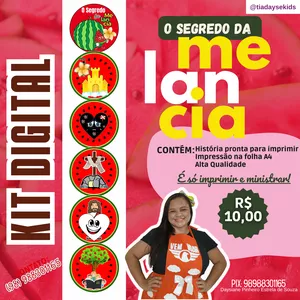 Imagem de capa para o Ebook O segredo da Melancia - História Bíblica