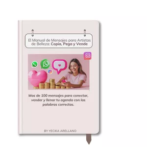 Imagen de portada para Ebook El manual de mensajes para artistas de belleza: copia, pega y vende 