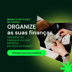 Imagem de capa para o Ebook Organize sua vida financeira com um fluxo de caixa