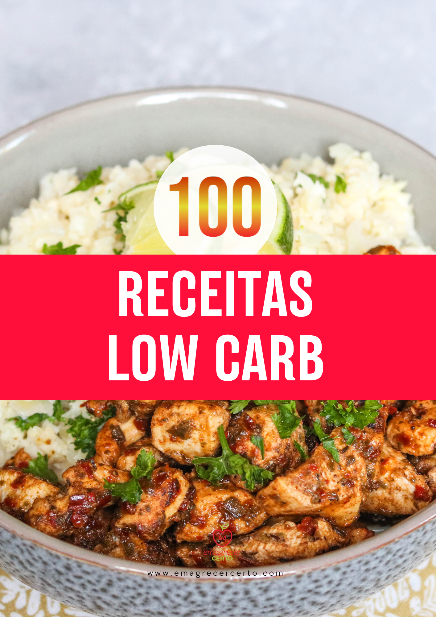 Imagem do curso 100 Receitas Low Carb com Guia completo da low carb e Desafio para 28 dias [ATUALIZADO 2024]