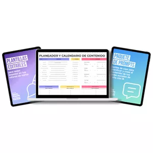 Imagen de portada para Ebook Paquete de Prompts fáciles de usar para crear el contenido de tus redes de 1 año con IA + plantillas editables para publicaciones  basado en tus valores de marca  