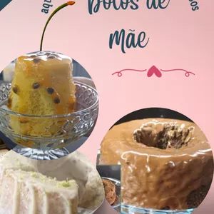 Imagem de capa para o Ebook E-book Bolos de mãe - Bolos