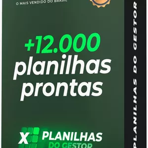 Pack com 12 Mil Planilhas Prontas + 350 Templates Modernos de Power Point + 1800 Modelos de Cartas Comerciais, Pessoais e Contratuais.