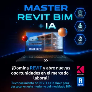 Imagen de portada para Curso online MASTER REVIT  BIM + IA