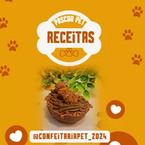 Imagem de capa para o Ebook CONFEITARIA PET - PÁSCOA