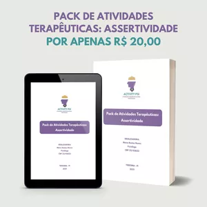 Imagem de capa para o Ebook Pack de atividades terapêuticas: assertividade