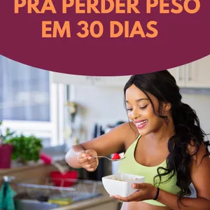 Imagem de capa para o Ebook Como emagrecer em 30 dias?