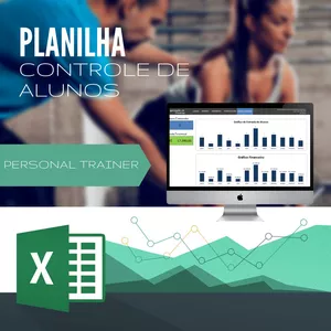 Imagem de capa para o Ebook Controle de Alunos - Personal Trainer Máx