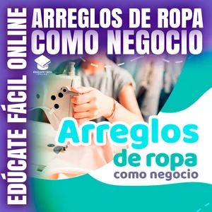 Imagen de portada para Curso online ARREGLOS DE ROPA COMO NEGOCIO