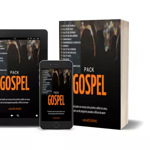 Imagem de capa para o Ebook PACK 1000 ARTES GOSPEL 