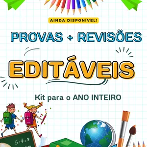 Curso KIT DE PROVAS E REVISÕES PARA O ANO INTEIRO