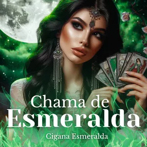 Imagem de capa para o Evento online Chama de Esmeralda - Amor, Saúde e Prosperidade