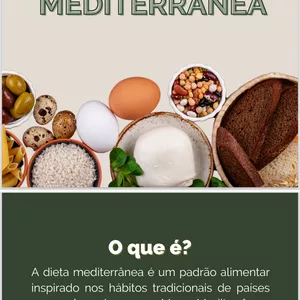 Imagem de capa para o Ebook Dieta Mediterrânea 
