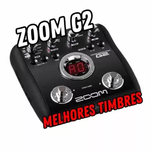 Imagem de capa para o Curso online 4 Timbres pedaleira Zoom G2 Em PDF / Worship / clean / drives / Chorus