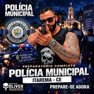 Imagem do curso 👮‍♂️ PREPARATÓRIO COMPLETO GUARDA MUNICIPAL DE ITAREMA - CE 👮‍♂️ GCM - INSTITUTO ÓLIVER