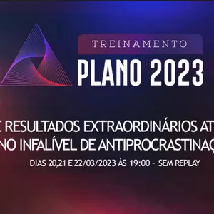 Imagem de capa para o Evento online PLANO 2023 