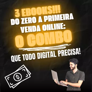 Imagem de capa para o Ebook 3 EBOOKS + bônus - Do zero a primeira venda online! 