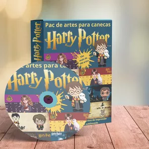 Imagem de capa para o Curso online Pack de Artes para Canecas Harry Potter