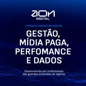 Imagem de capa para o Curso online Curso de Marketing Digital: Gestão, Mídia Paga, Performance e Dados