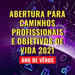 Imagem de capa para o Curso online Palestra: Astrologia 2021 - Abertura para caminhos profissionais e objetivos de vida