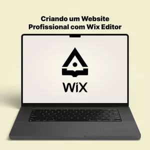 Imagem de capa para o Curso online Aprendar a Criar Sites Profissionais na Wix do Zero