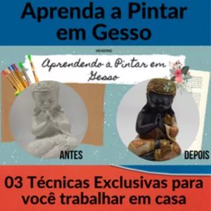 Imagem de Curso de Pintura em Gesso criado por Alberto Zulian na hotmart