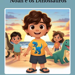 Imagem de capa para o Ebook Descobertas na areia Noah e os Dinossauros