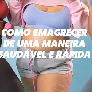 Imagem de capa para o Ebook como emagrecer de uma maneira saudável e rápida
