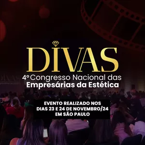 Imagem de capa para o Curso online DIVAS - 4º Congresso Nacional das Empresárias da Estética [Evento Gravado]
