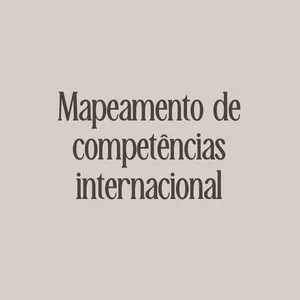 Imagem de capa para o Ebook Mapeamento de competências internacionais