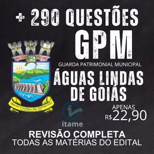 Imagem do curso ÁGUAS LINDAS DE GOIÁS - GUARDA PATRIMONIAL - Revisão completa!