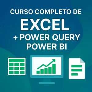 Imagen de portada para Curso online Excel Máster: De Principiante a Experto + Power BI y Power Query
