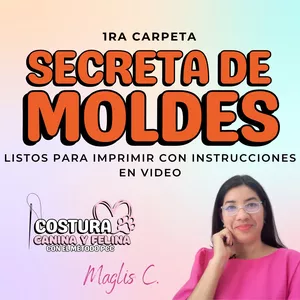 Imagen de portada para Curso online Carpeta de Moldes listos para Imprimir.