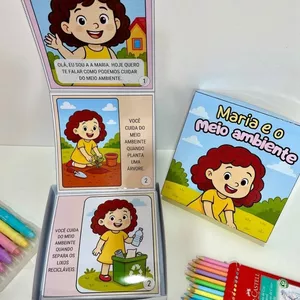 Imagem de capa para o Ebook História na Caixa - Maria e Meio Ambiente 