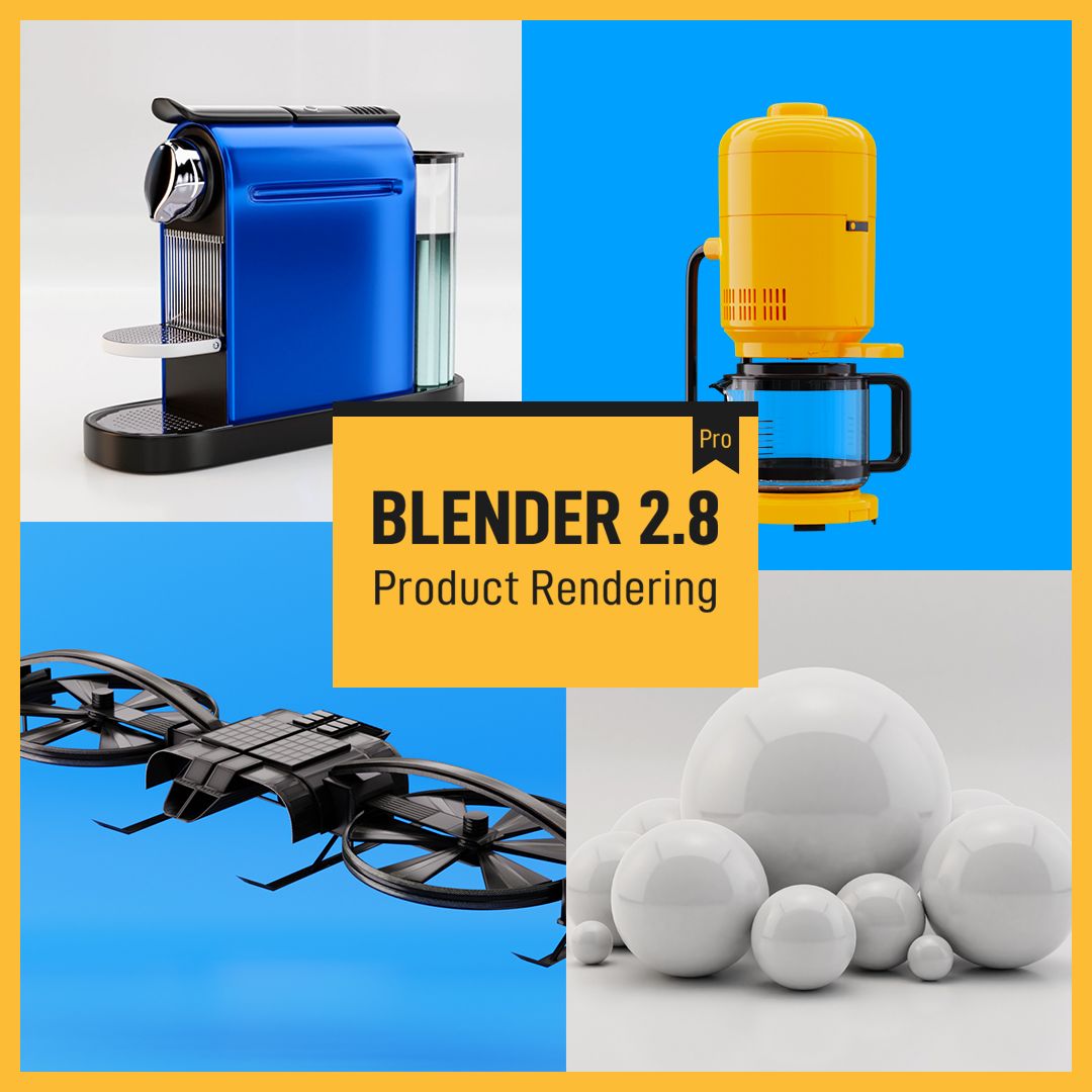 Imagem do curso Blender 2.8 - Renderização de Produto.