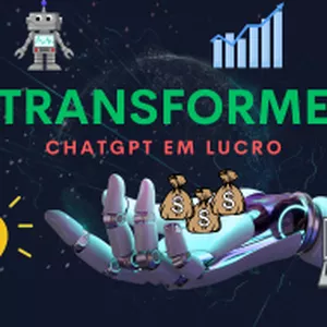 Imagem de Transforme ChatGPT em Lucro: Curso Completo [Vídeo Aulas + Consultoria] criado por Abraã na hotmart