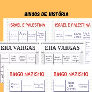 Imagem de capa para o Ebook 20 BINGOS DE HISTÓRIA - PACOTE 2
