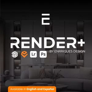Imagem de capa para o Curso online Render + | Curso completo de Renderização com Enscape 