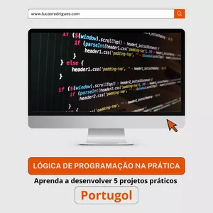 Imagem de capa para o Ebook Lógica de Programação na Prática