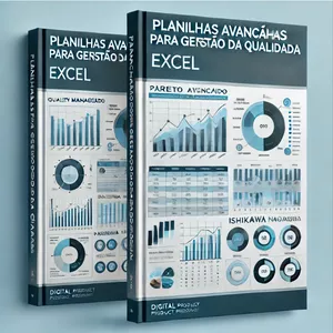 Imagem de capa para o Ebook Planilhas para Gestão da Qualidade