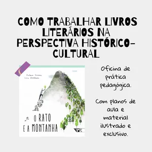 Imagem de capa para o Curso online Oficina de Prática Pedagógica "O Rato e a Montanha"