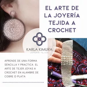 Imagen de portada para Curso online El Arte de la Joyería Tejida a Crochet