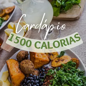 Imagem de capa para o Ebook CARDÁPIO 1500 CALORIAS