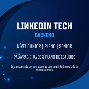 Imagem de capa para o Ebook Ebook Linkedin Backend | Palavras chaves.