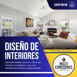 Imagen de portada para Curso online diseño de interiores 