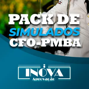 Imagem de capa para o Ebook PACK DE SIMULADOS - CFO PMBA